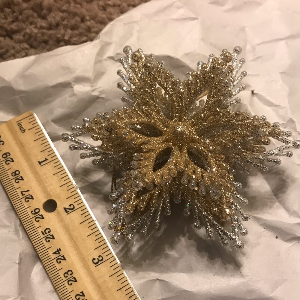 Pier 1 glitter star ornaments 🌟